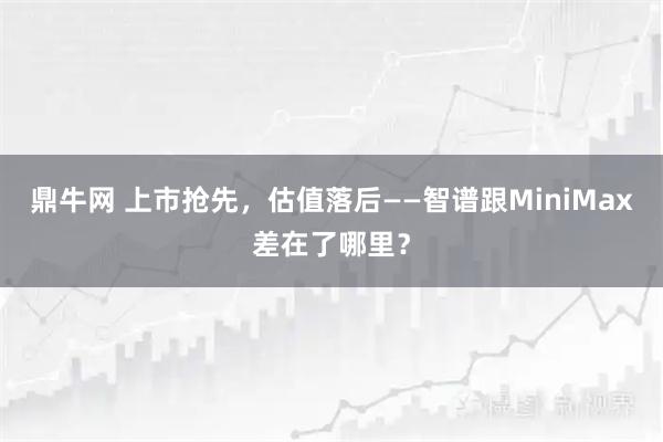 鼎牛网 上市抢先,估值落后——智谱跟MiniMax差在了哪里?
